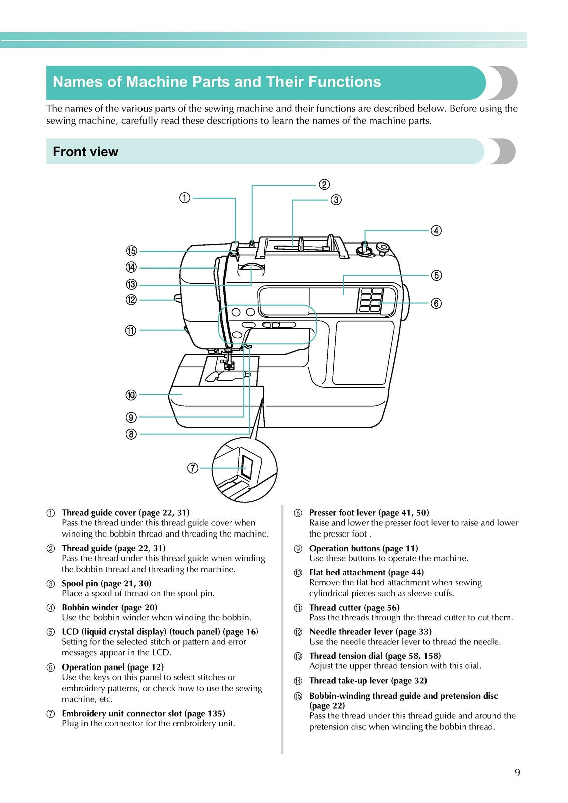 BABY LOCK Sofia 2 BL137A2 Sewing Machine Instruction Manual - WIRE BOUND