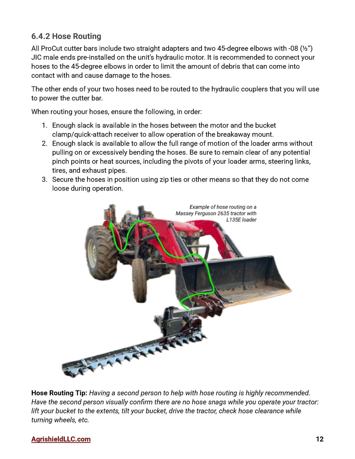 AGRISHIELD ProCut Operators Manual - STEEL WIRE BOUND - PROTECTIVE COVERS