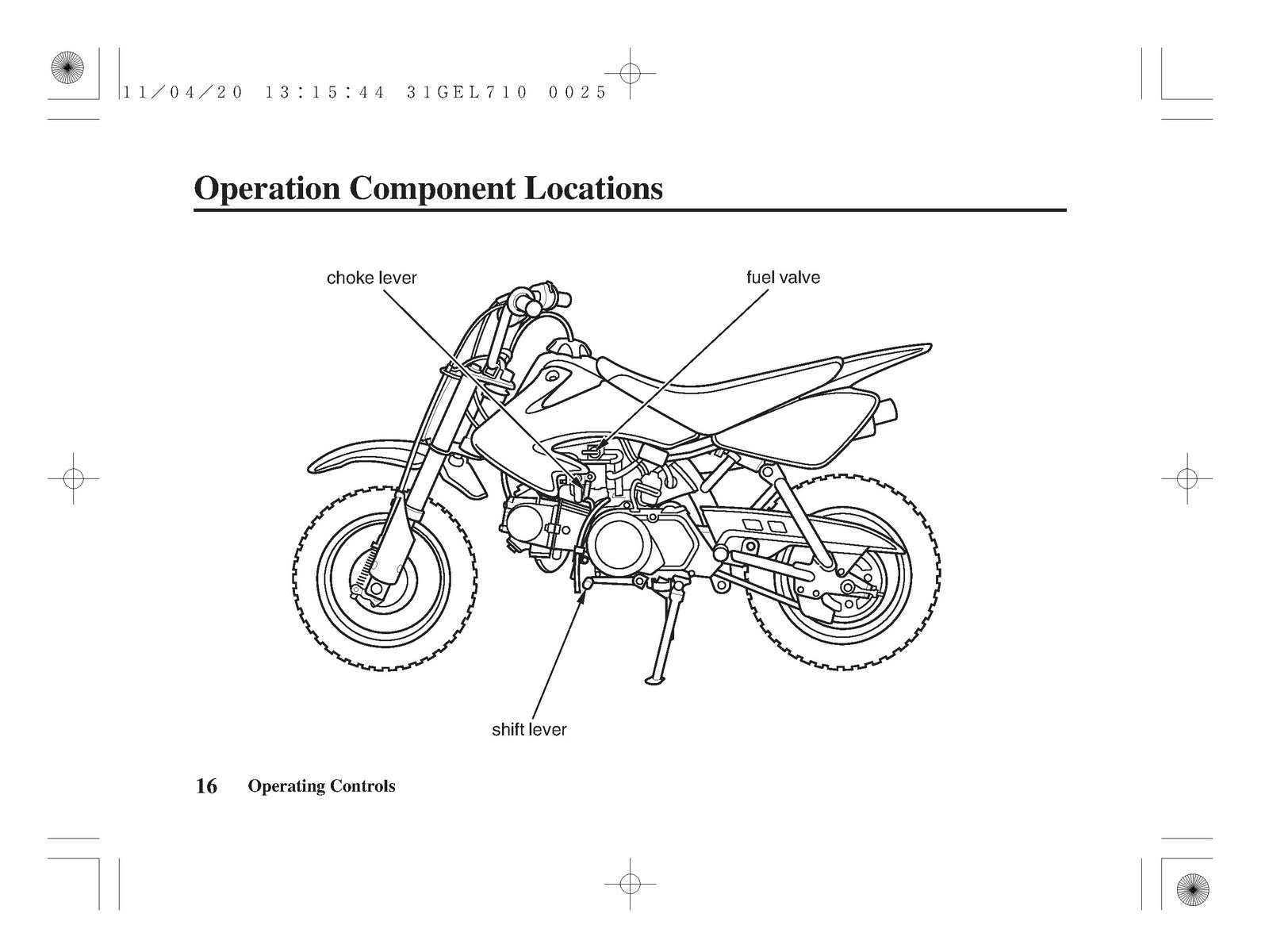 HONDA CRF50F Motorcycle Owners Manual 2012 - STEEL WIRE BOUND - TOUGH COVERS