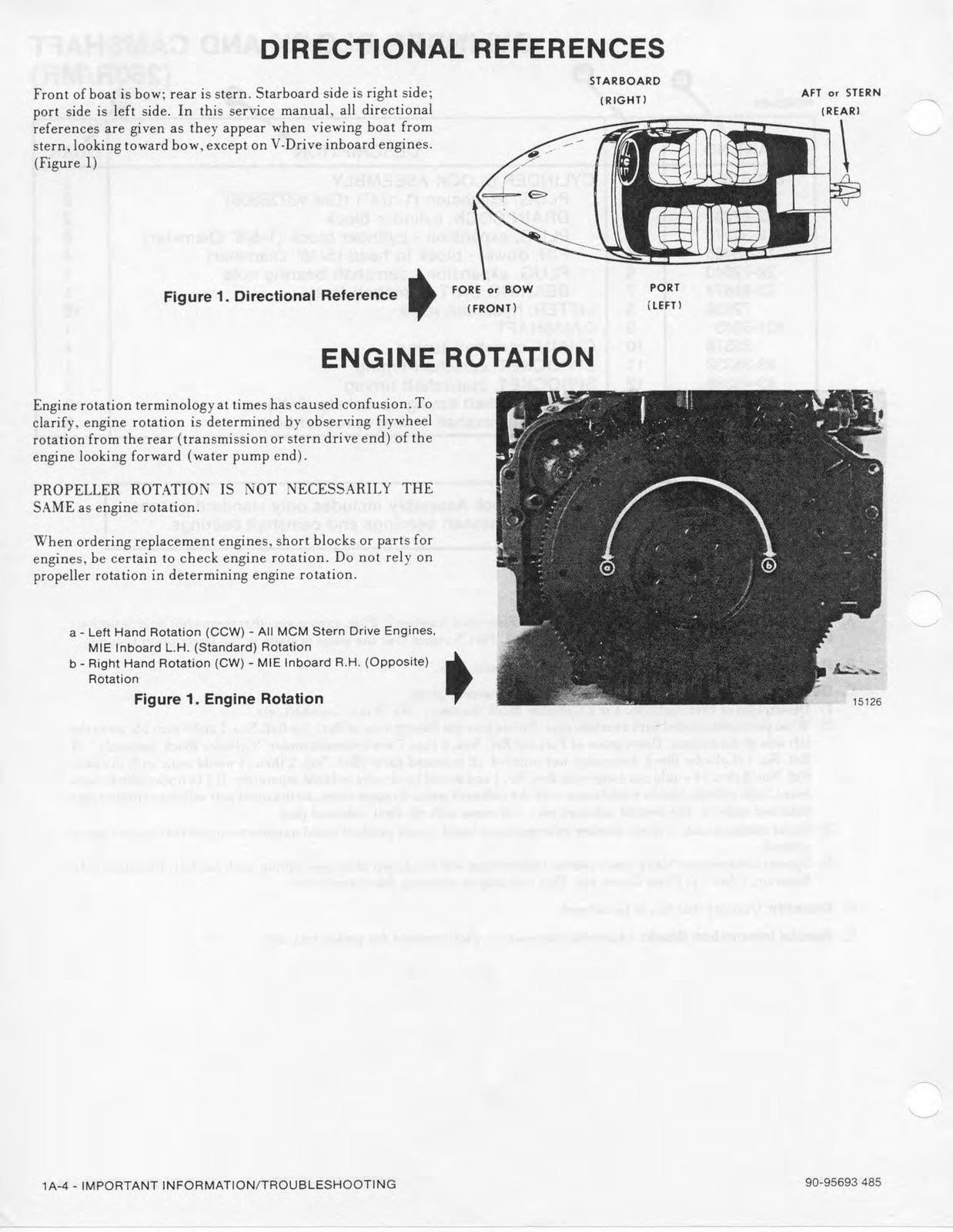 MERCURY MERCRUISER GM 4 6 V-8 Cylinder Marine Engine Service Manual 1988 - BOUND