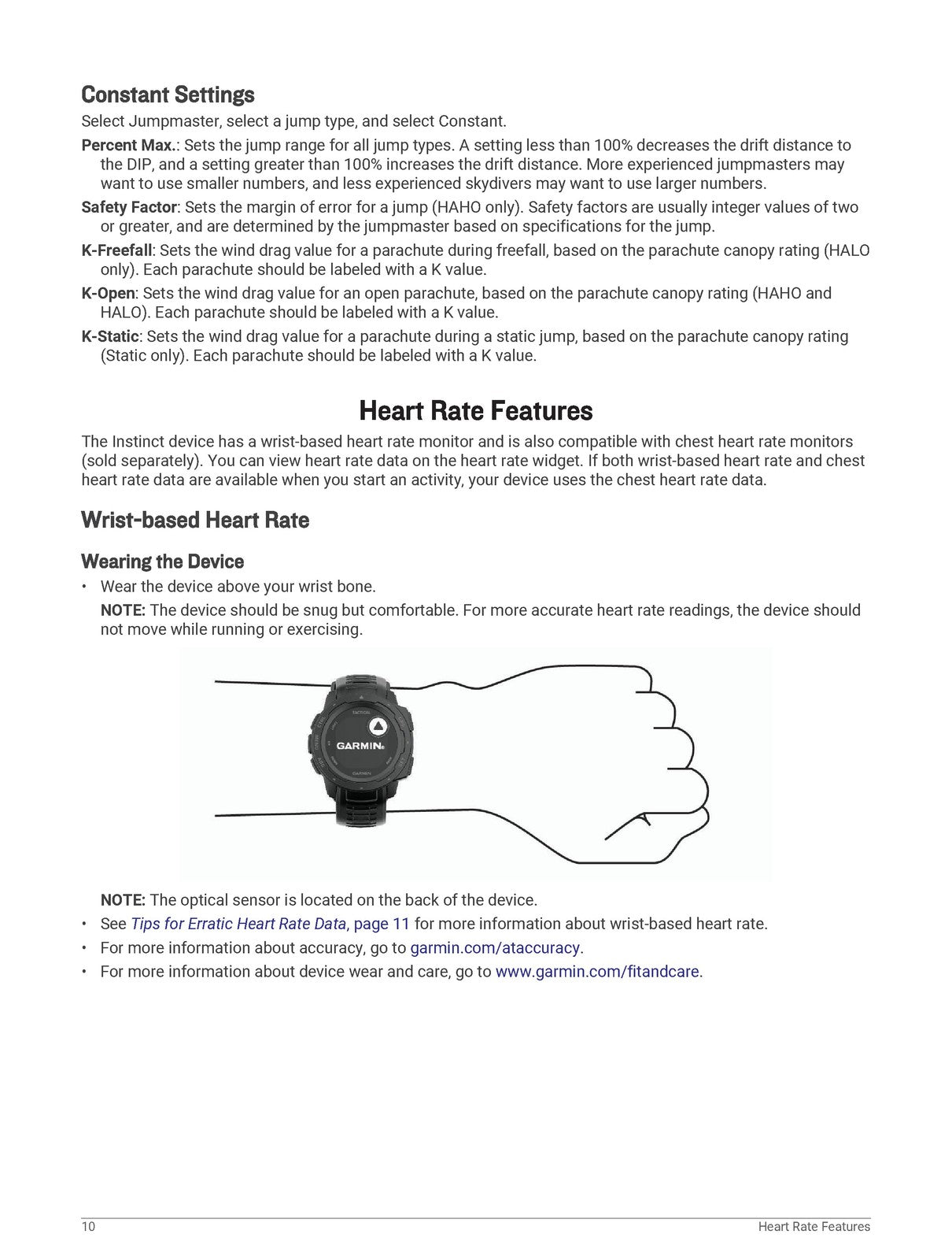 GARMIN Instinct Tactical Owners Manual 2019 - STEEL WIRE BOUND - TOUGH COVERS