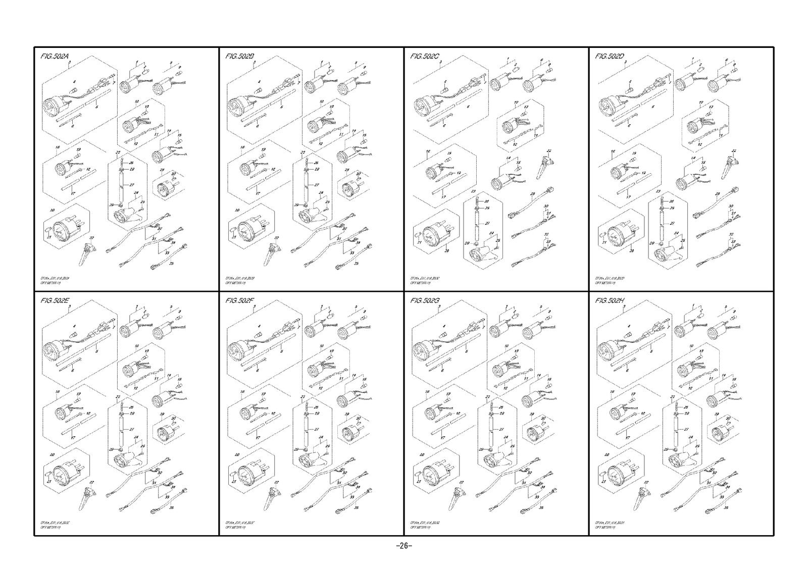 SUZUKI DF70A DF80A DF90A PARTS CATALOGUE - STEEL WIRE BOUND - PROTECTIVE COVERS