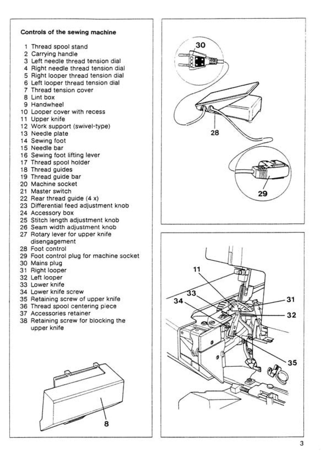 PFAFF 784 786 Hobbylock Serger Sewing Machine Instruction Manual - WIRE BOUND