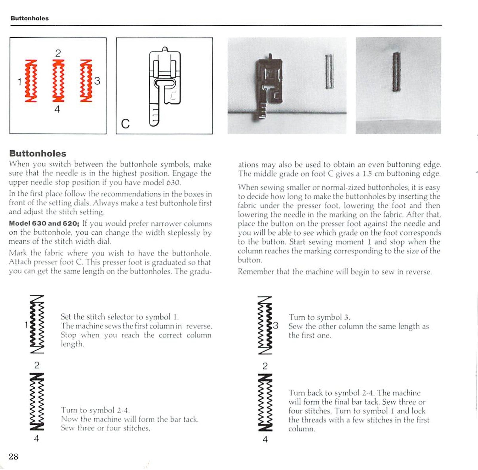 HUSQVARNA 630 620 610 Sewing Machine Operating Manual - WIRE BOUND - COVERS