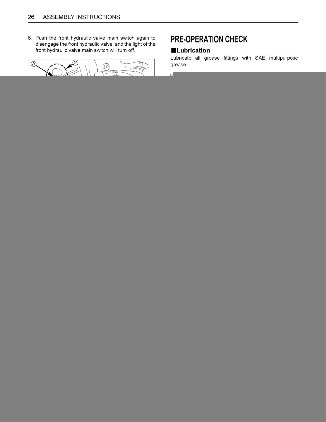 KUBOTA LA854 Loader With L2227 3rd Function Installation Manual - WIRE BOUND
