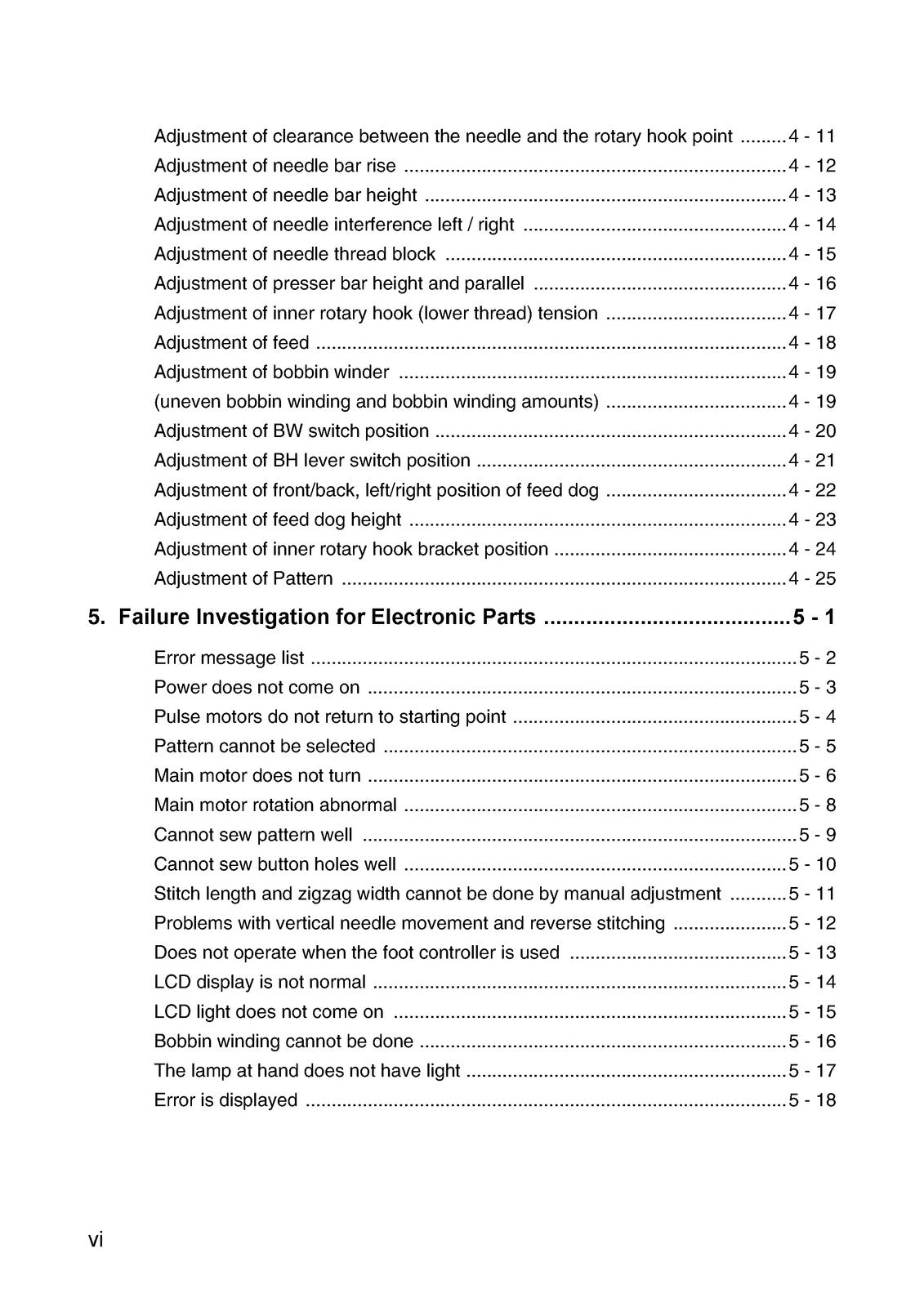 BROTHER JS-70E Series Service Manual - STEEL WIRE BOUND - PROTECTIVE COVERS