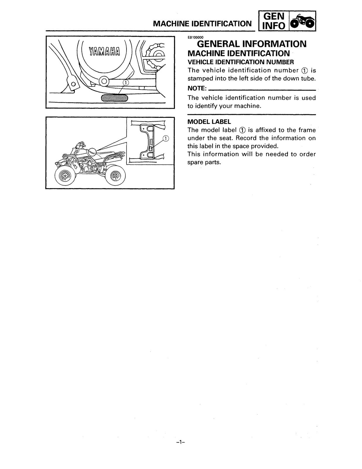 YAMAHA YFZ350 Banshee ATV Service Manual - STEEL WIRE BOUND - PROTECTIVE COVERS