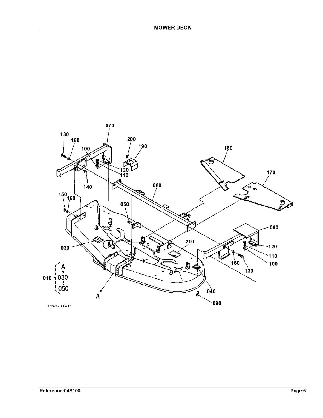 KUBOTA RC72-F30 Parts Manual - STEEL WIRE BOUND - PROTECTIVE COVERS