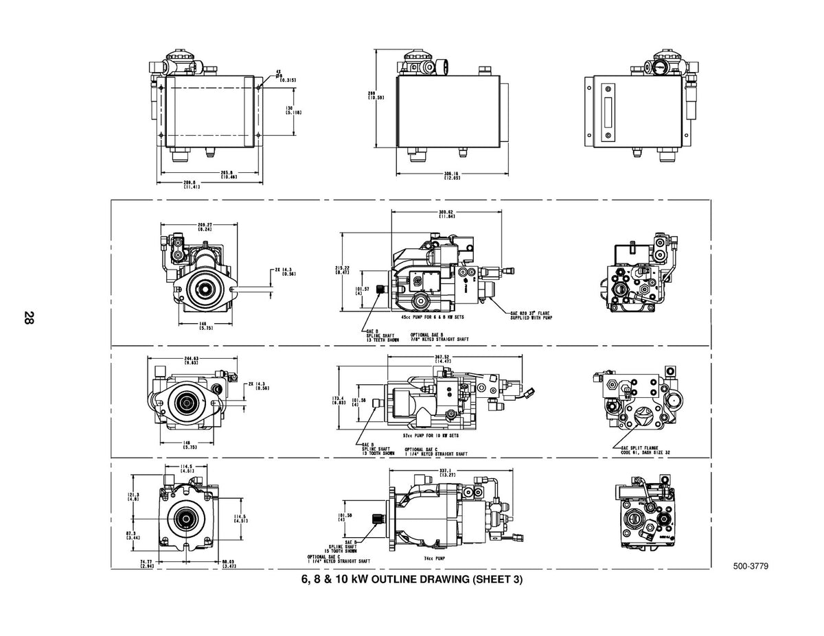 ONAN RBAA 6-15 kW Hydraulic Genset Operation And Installation Manual - BOUND