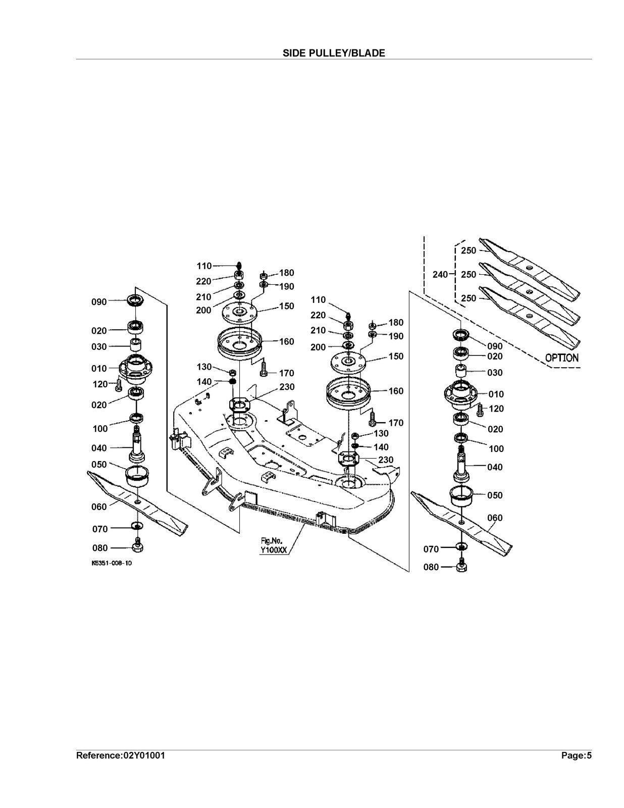 KUBOTA RCK48-15BX Parts Manual - STEEL WIRE BOUND - PROTECTIVE COVERS