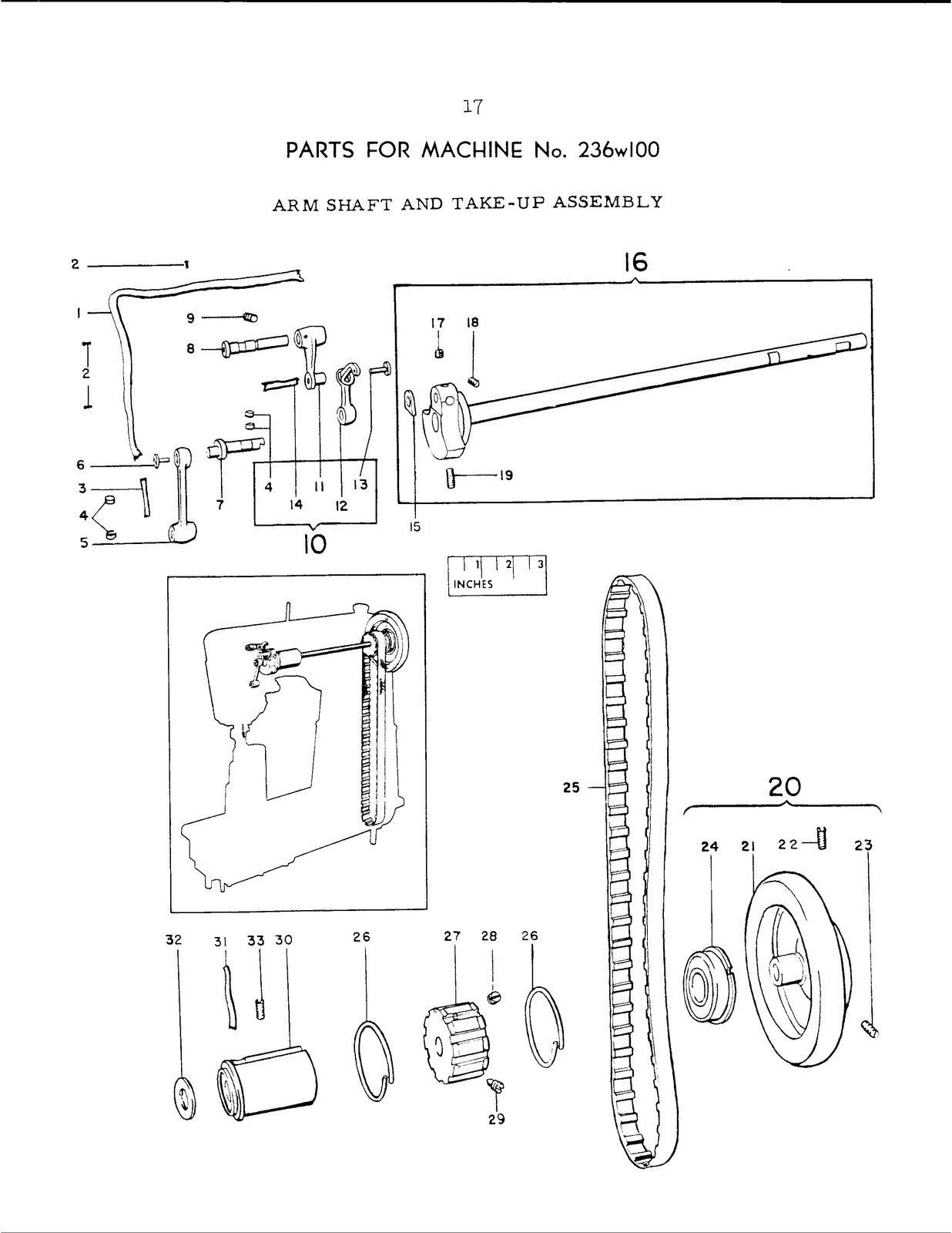 SINGER 236W Sewing Machine Service And Parts Manual 1959 - WIRE BOUND - COVERS