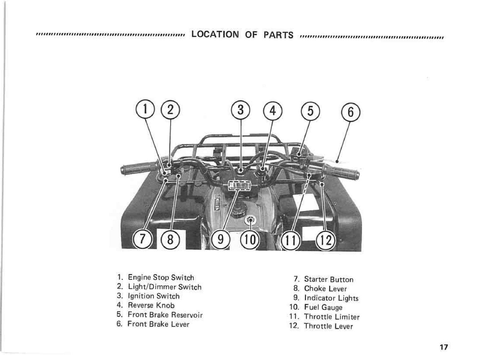 KAWASAKI Bayou 300 All Terrain Vehicle Owners Manual 2 - WIRE BOUND - COVERS