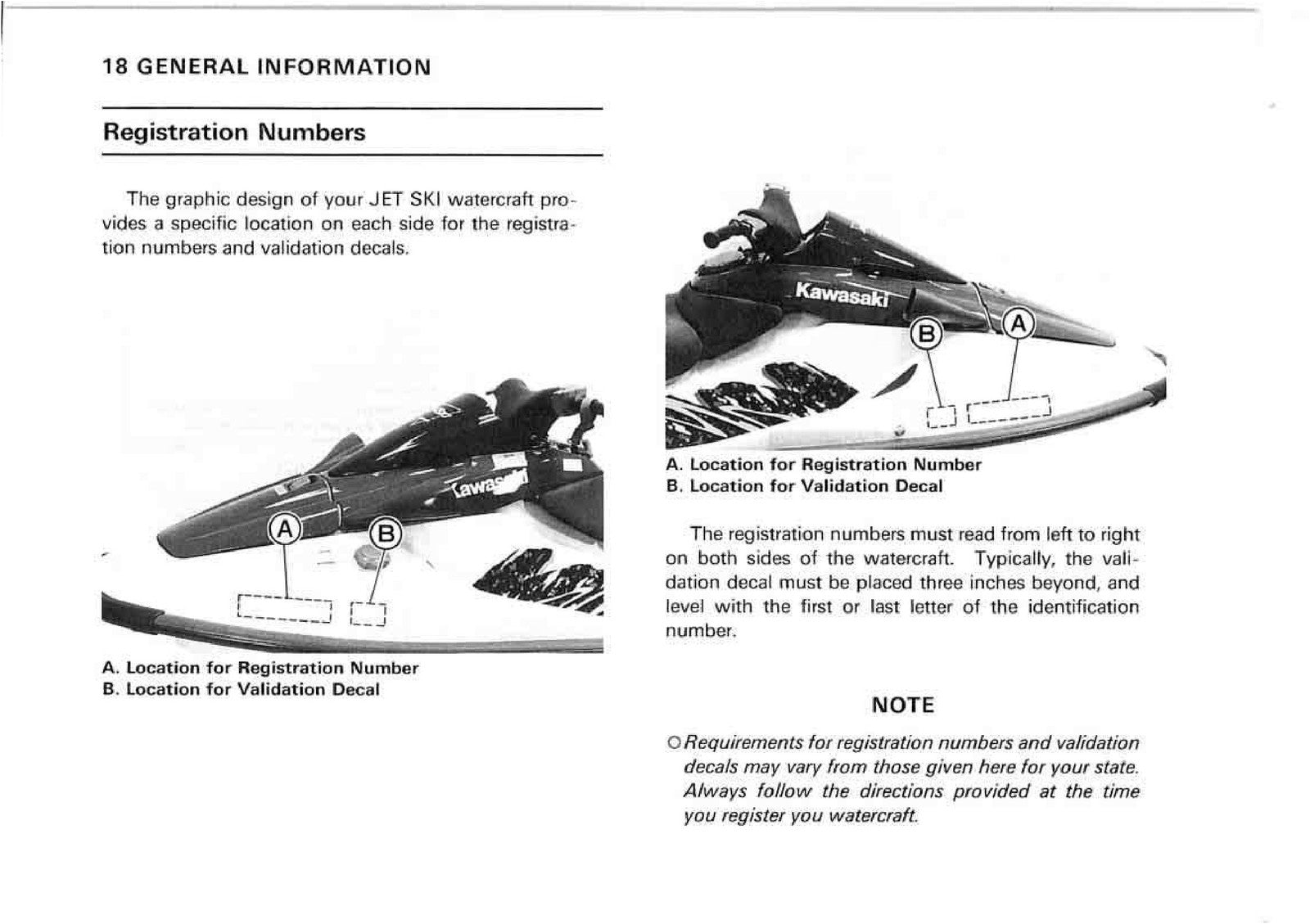 KAWASAKI Jet Ski 750 ZXi Owners Manual 2 - STEEL WIRE BOUND - TOUGH COVERS