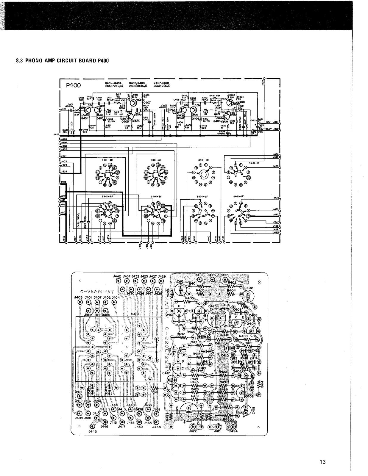MARANTZ 2285B Service Manual - BOUND - COVERS - XL FOLDOUT PAGES