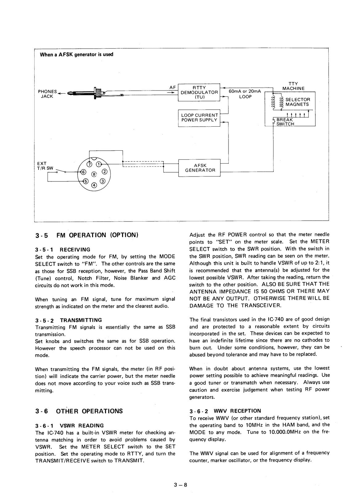 ICOM IC-740 HF Transceiver Service Manual - BOUND - COVERS - XL FOLDOUT PAGES
