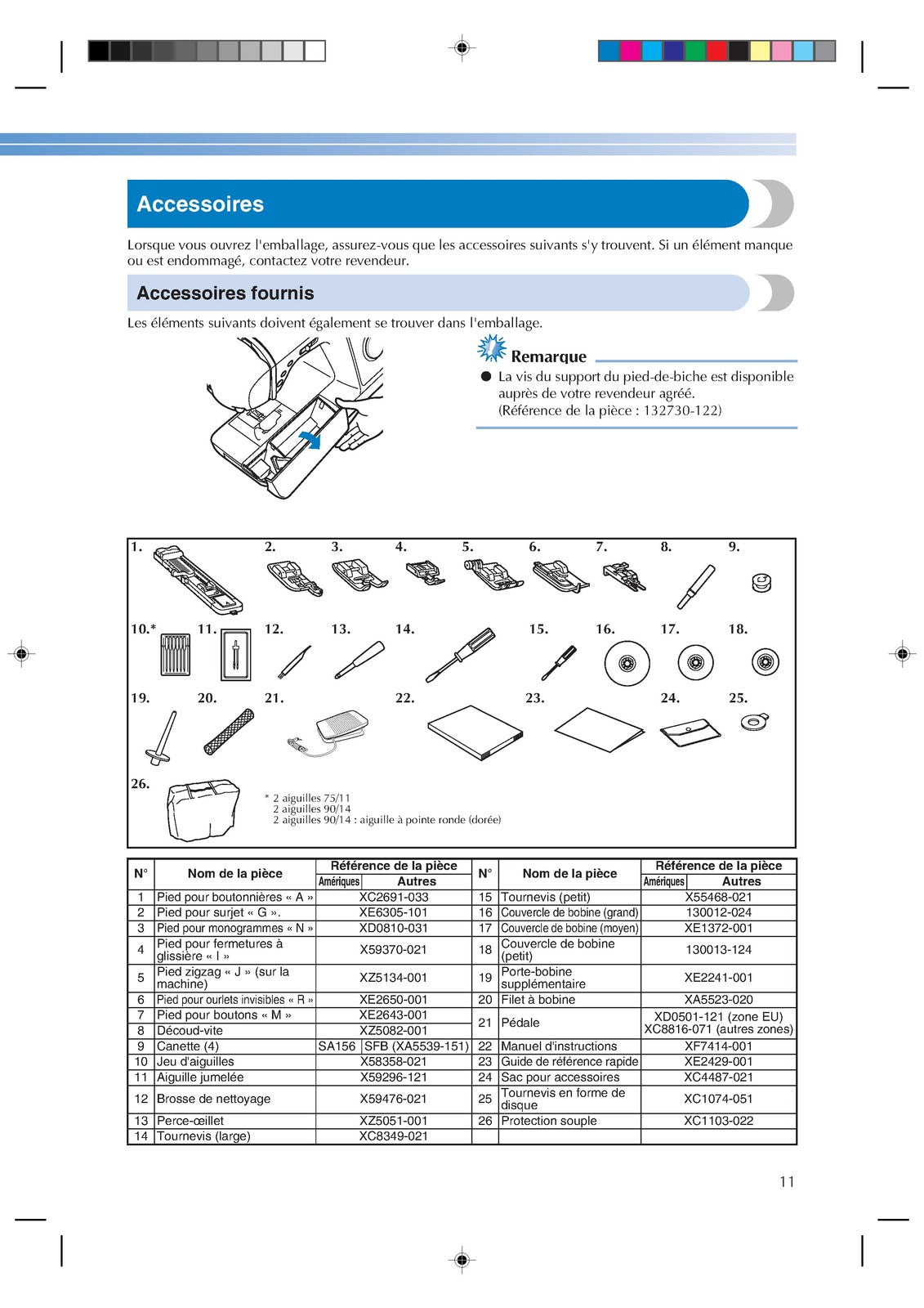 BABY LOCK Rachel BL50A Sewing Machine Instruction Manual French - WIRE BOUND