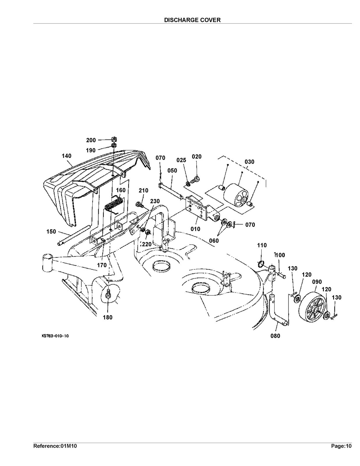 KUBOTA RCK60-27B Mower Parts Manual - STEEL WIRE BOUND - PROTECTIVE COVERS