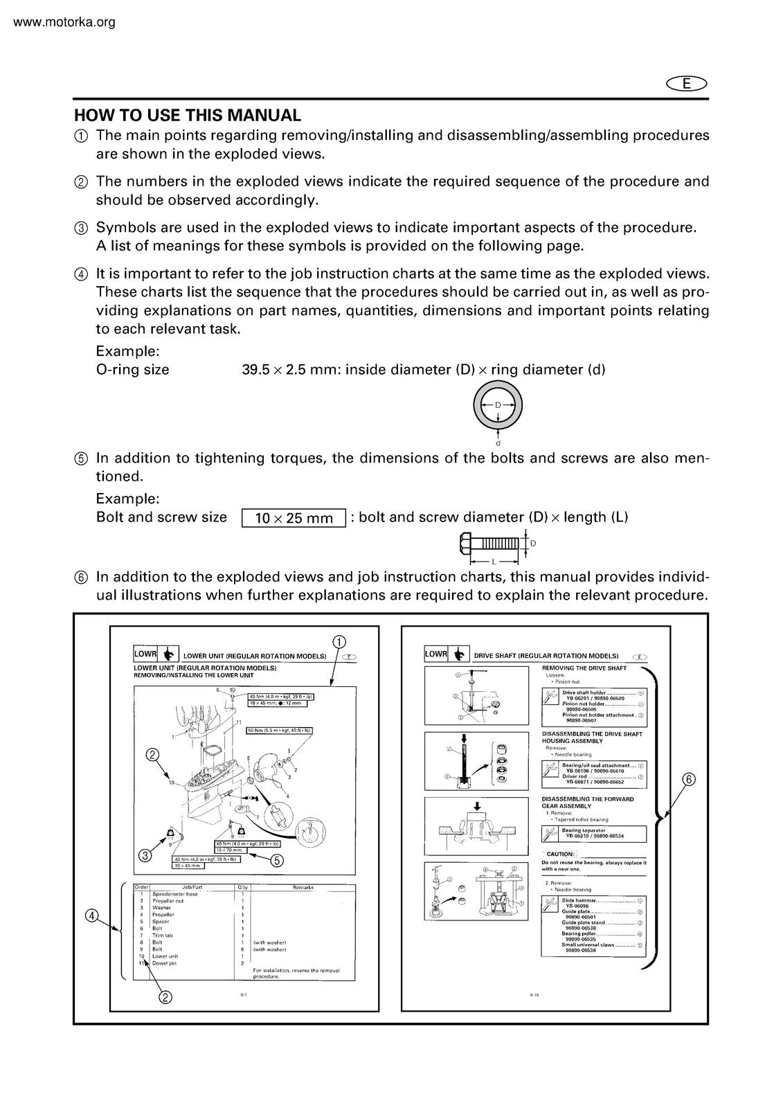 YAMAHA F115A FL115A F115Y LF115Y Outboard Service Manual 2000, FOLDOUTS