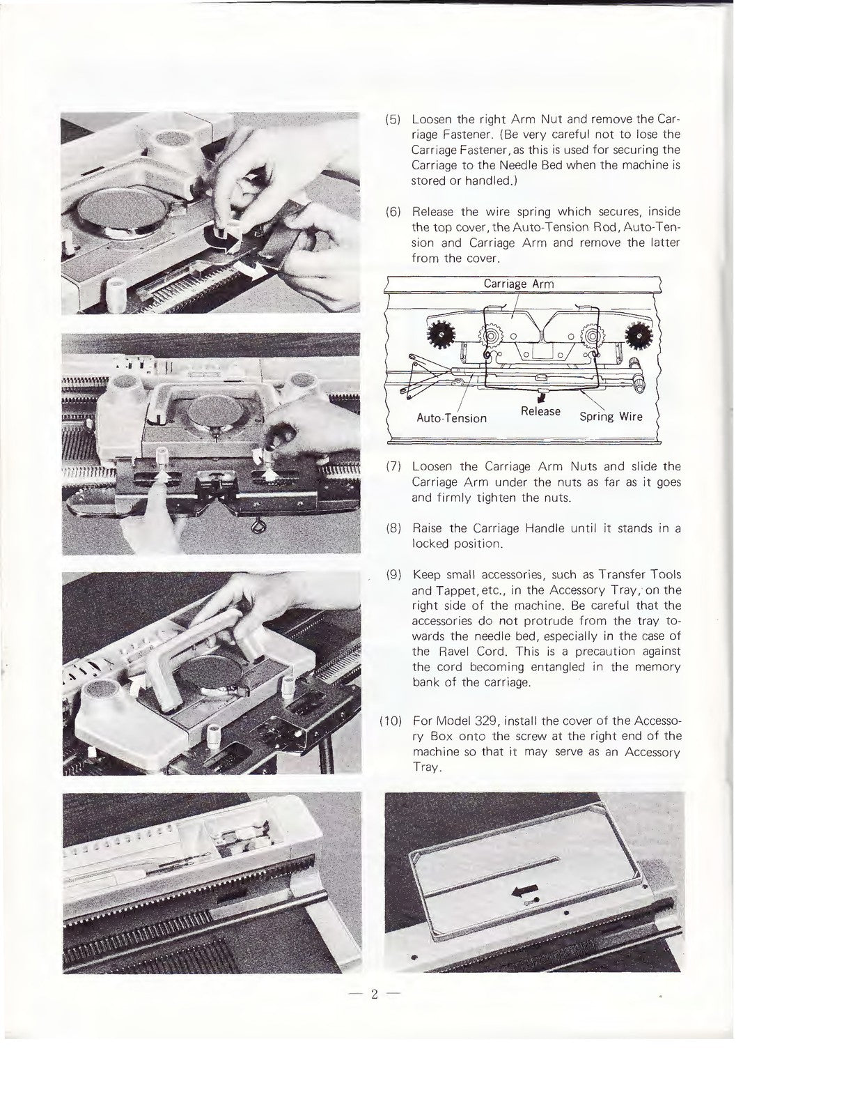 SINGER Memo-Matic 327 329 Instruction Manual - STEEL WIRE BOUND - TOUGH COVERS