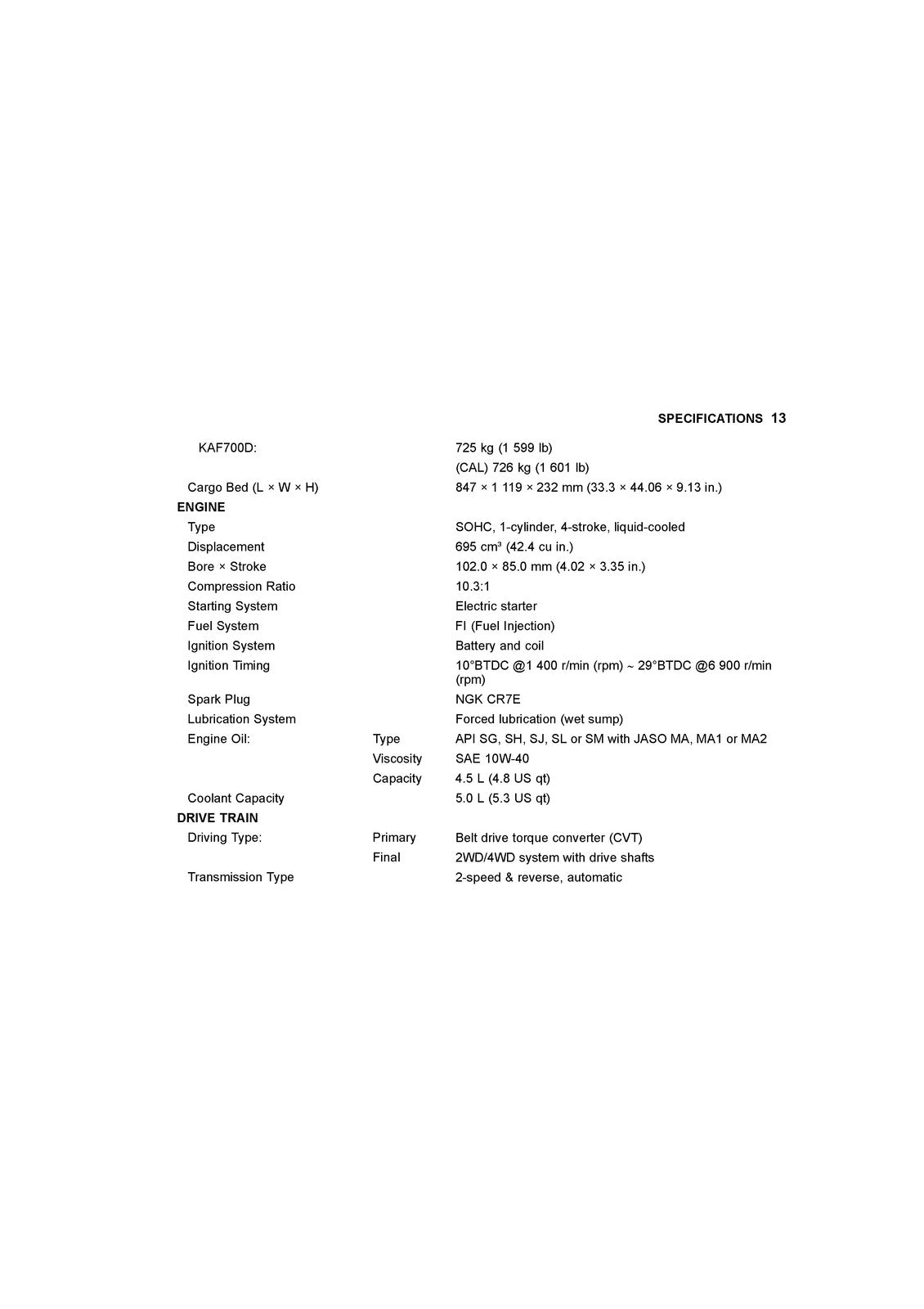 KAWASAKI Mule Pro-MX Camo EPS Utility Vehicle Owners Manual 2019 - WIRE BOUND