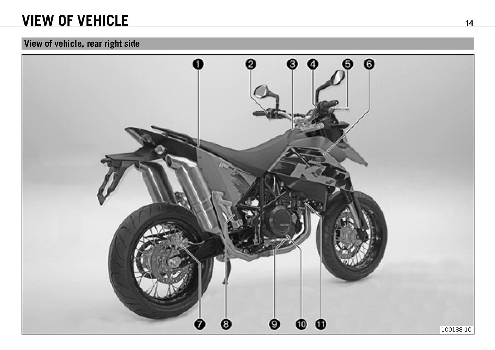 KTM 690 Supermoto 690 Supermoto R Owners Manual 2008 - WIRE BOUND - TOUGH COVERS