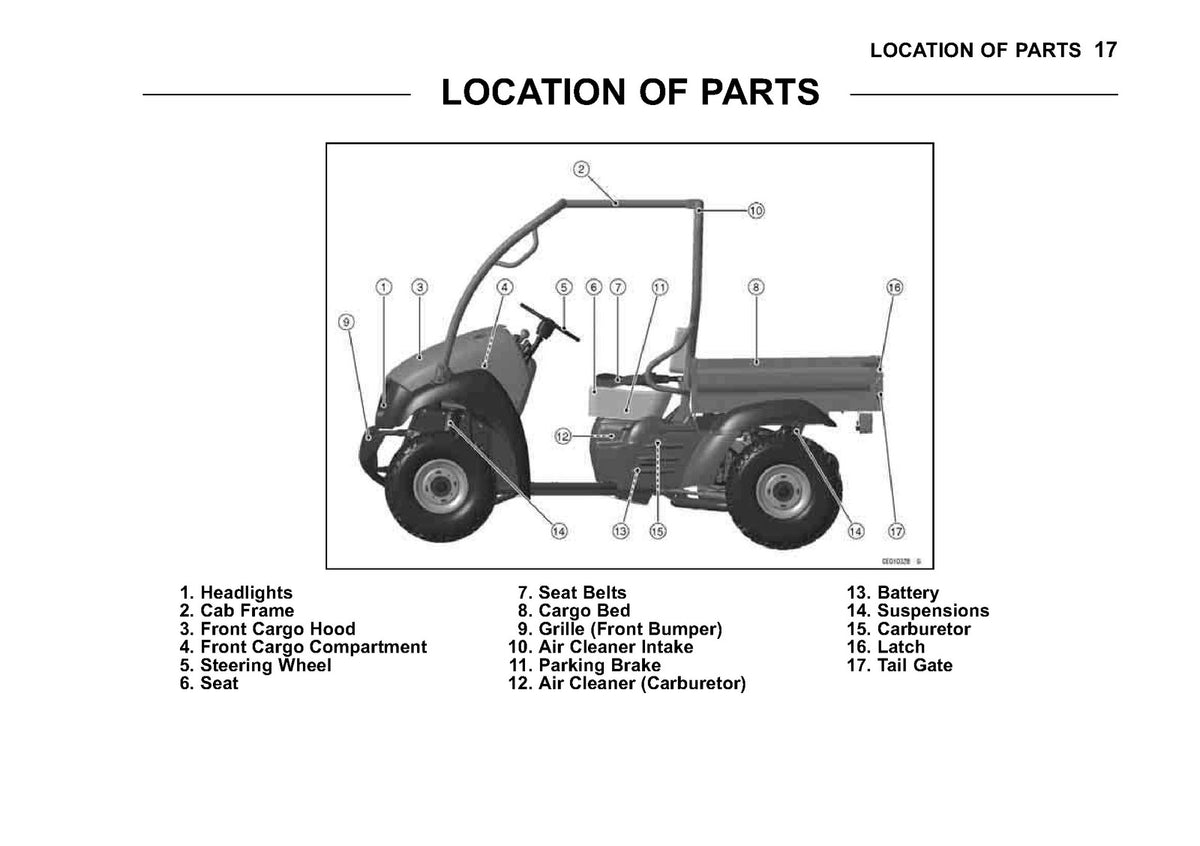 KAWASAKI Mule 600 Utility Vehicle Owners Manual 2012 - WIRE BOUND - TOUGH COVERS