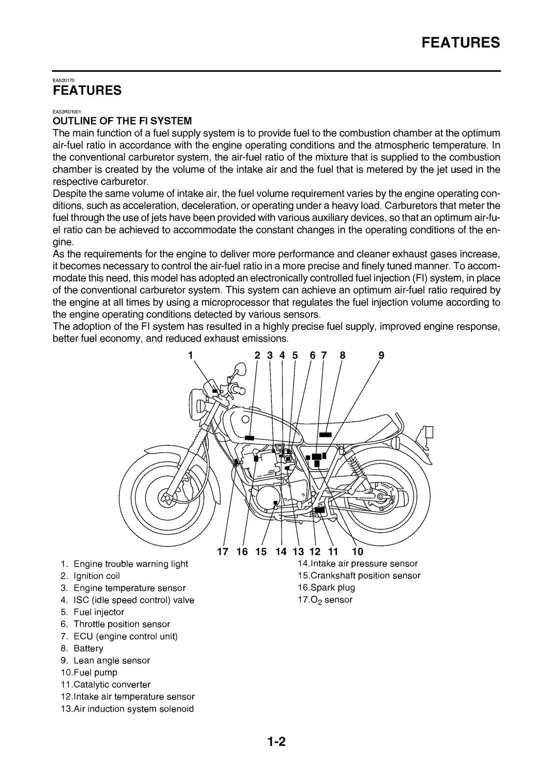 YAMAHA SR400 SR400E Service Manual 2014 - BOUND - COVERS - XL FOLDOUT PAGES