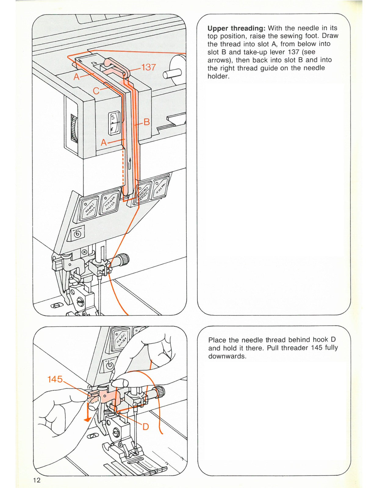 PFAFF Creative 1471 Instruction Book Manual - STEEL WIRE BOUND - TOUGH COVERS