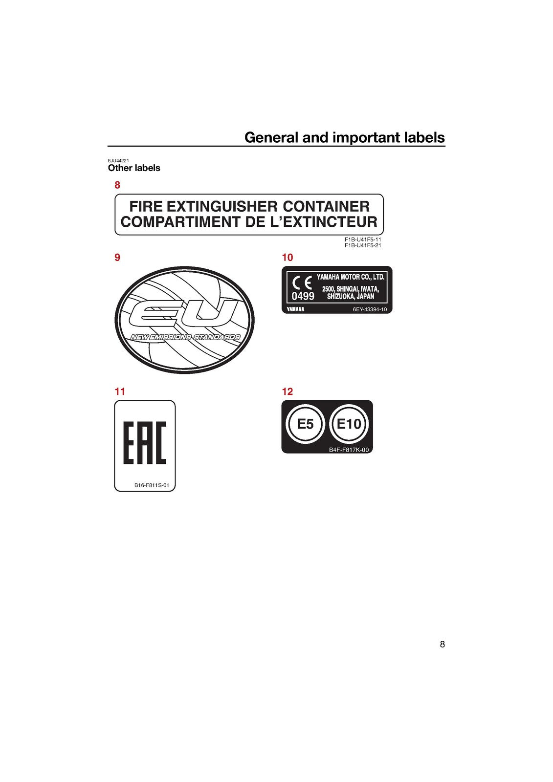 YAMAHA WaveRunner EX F225 F250 F300 Operators Service Manual BUNDLE - WIRE BOUND