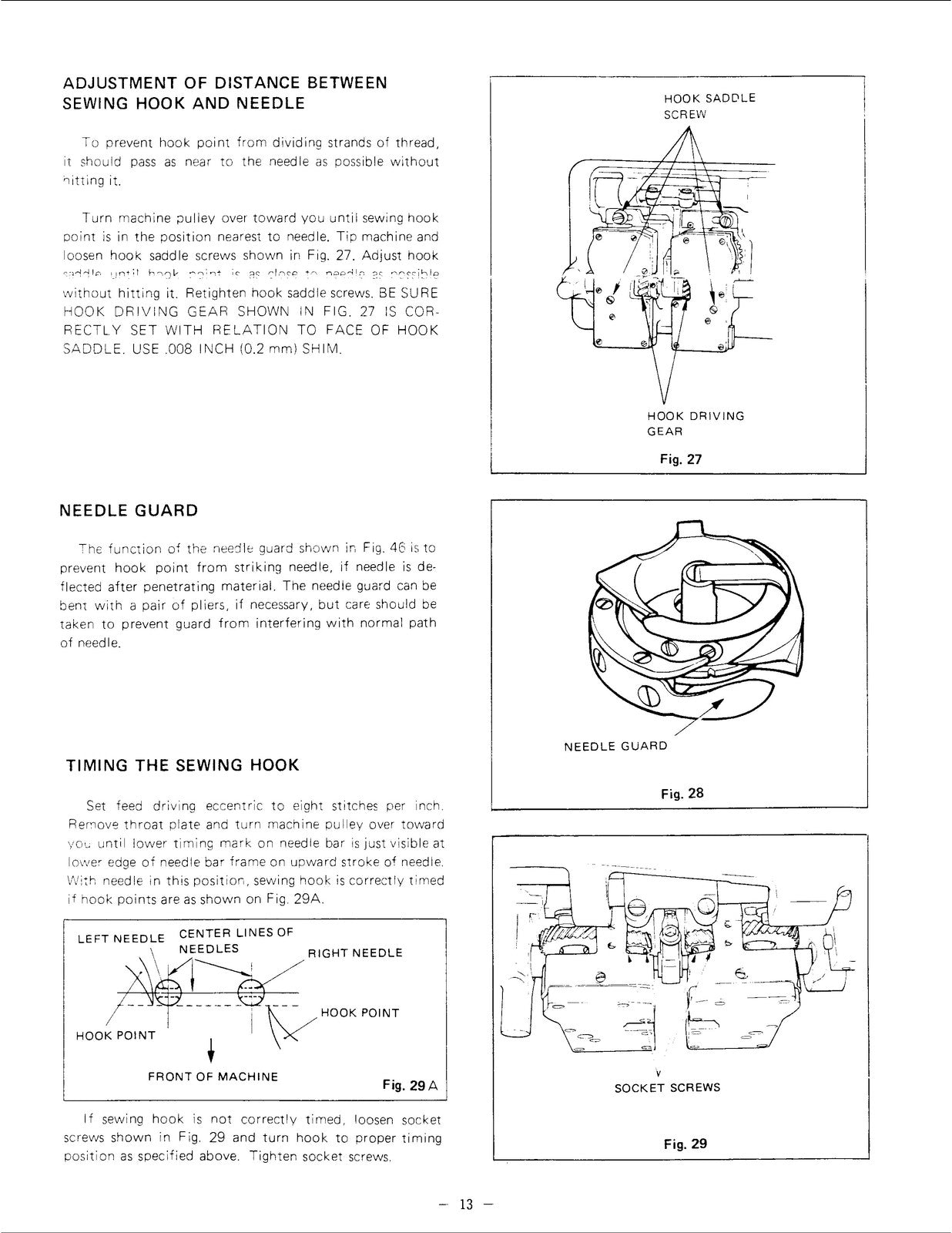 SINGER 212U141A Sewing Machine Service Manual 1981 - WIRE BOUND - TOUGH COVERS