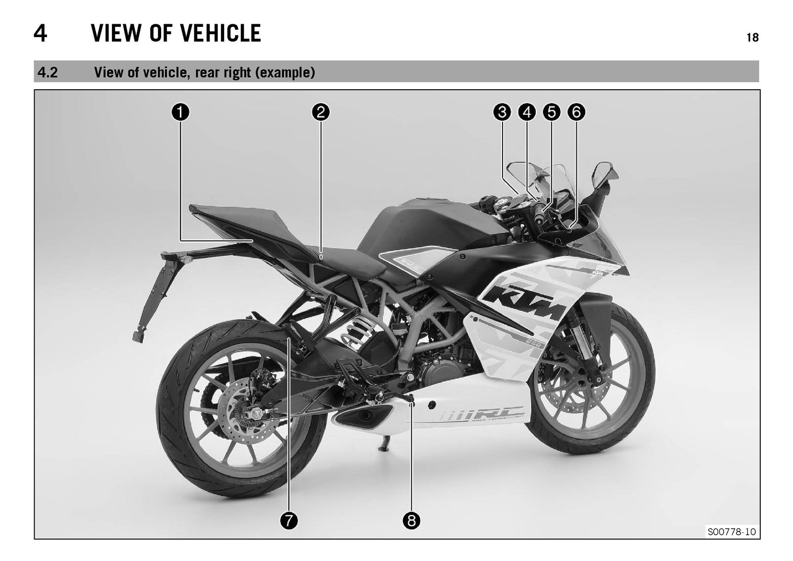 KTM RC 250 Motorcycle Owners Manual 2016 - STEEL WIRE BOUND - PROTECTIVE COVERS