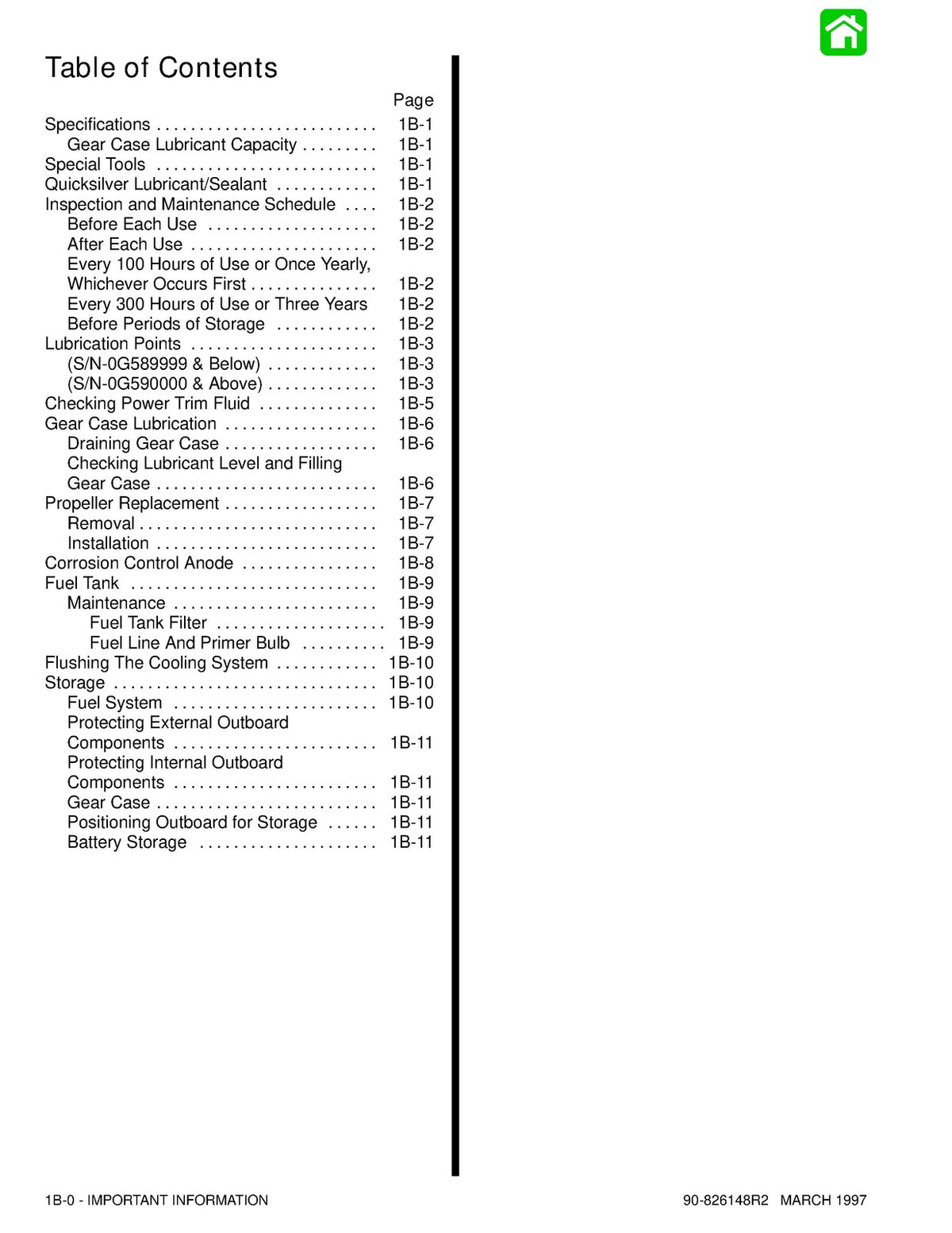 MERCURY MARINER 30 40 Marathon Sea Pro Outboard Service Manual 1997 - WIRE BOUND