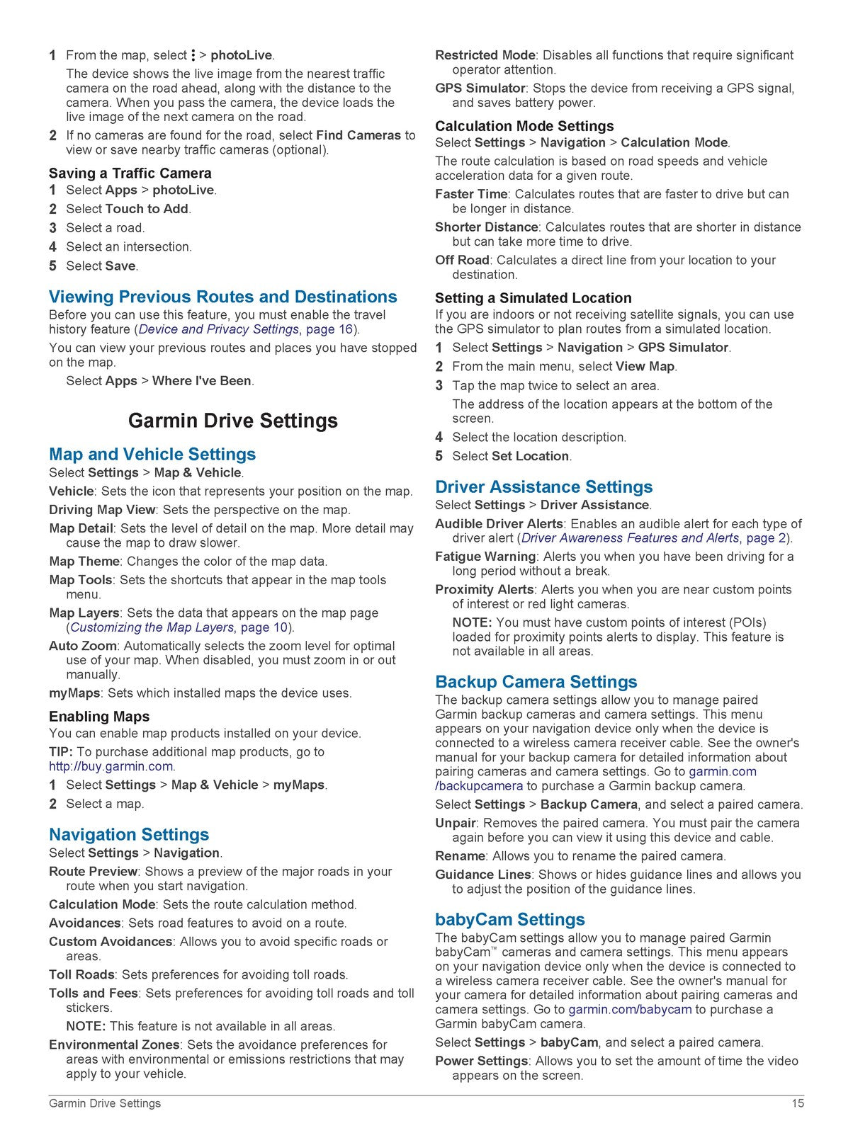 GARMIN Drive 51 5S 61 Owners Manual 2017 - STEEL WIRE BOUND - PROTECTIVE COVERS