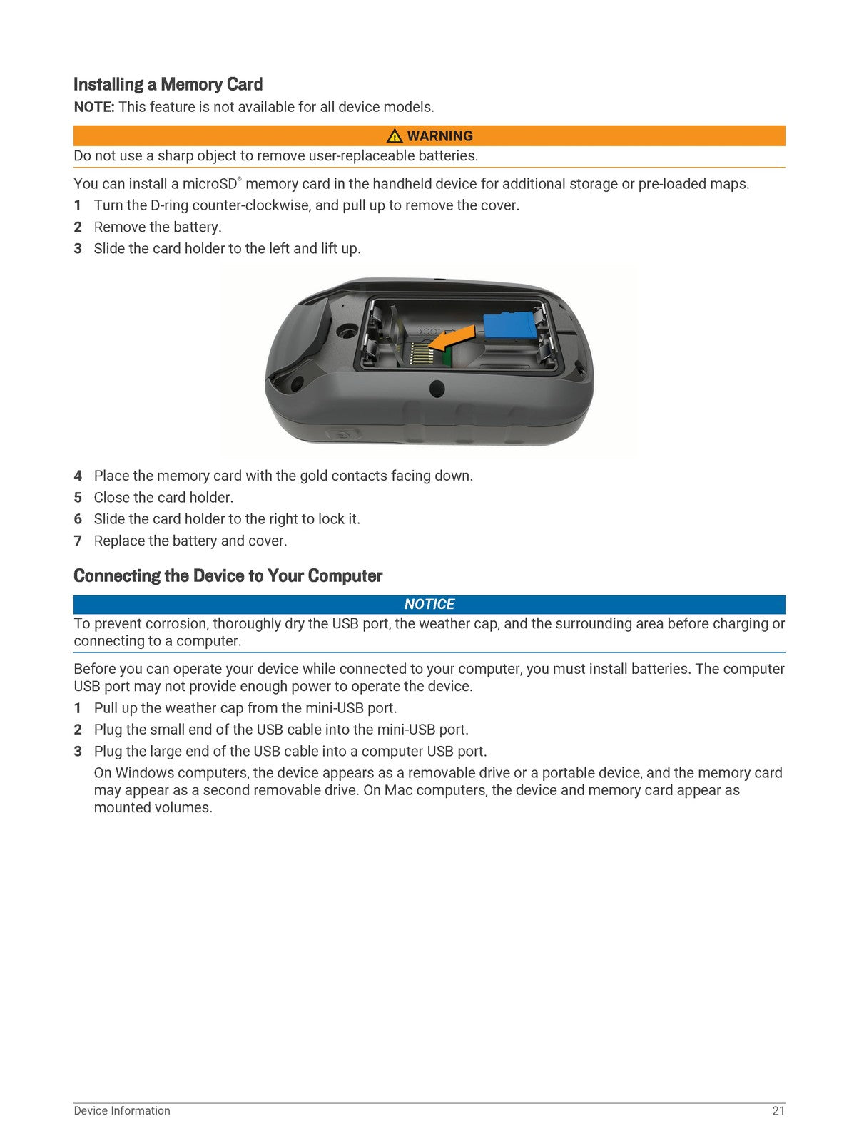 GARMIN eTrex 10 20 20x 30 30x Owners Manual 2020 - WIRE BOUND - TOUGH COVERS