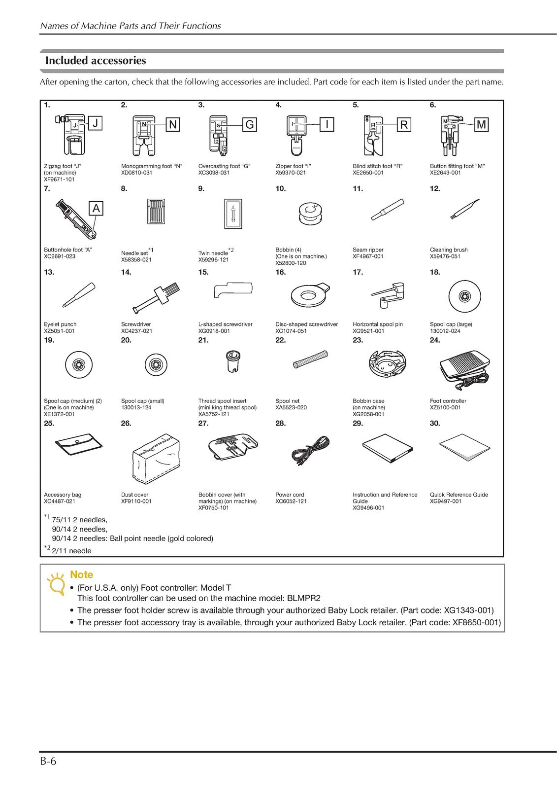 BABY LOCK Presto II BLMPR2 Sewing Machine Instruction Manual - WIRE BOUND
