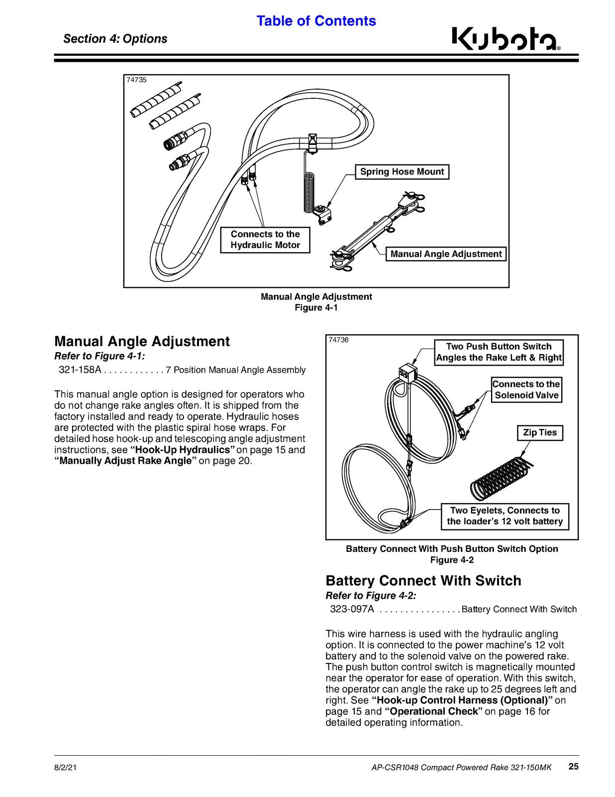 LAND PRIDE CSR10 Series Compact Powered Rakes Operators Manual - WIRE BOUND