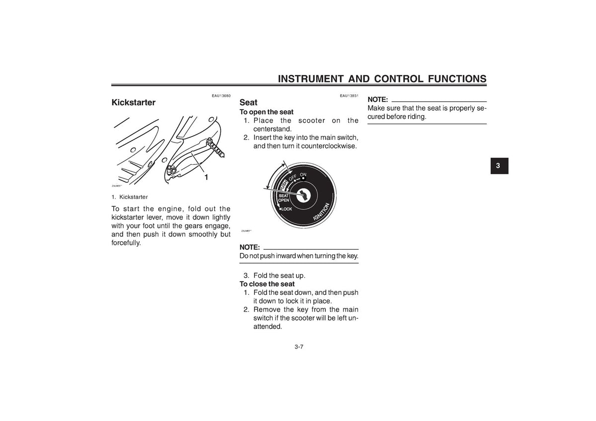 YAMAHA CYGNUS X NXC125 Owners Manual 2004 - STEEL WIRE BOUND - PROTECTIVE COVERS