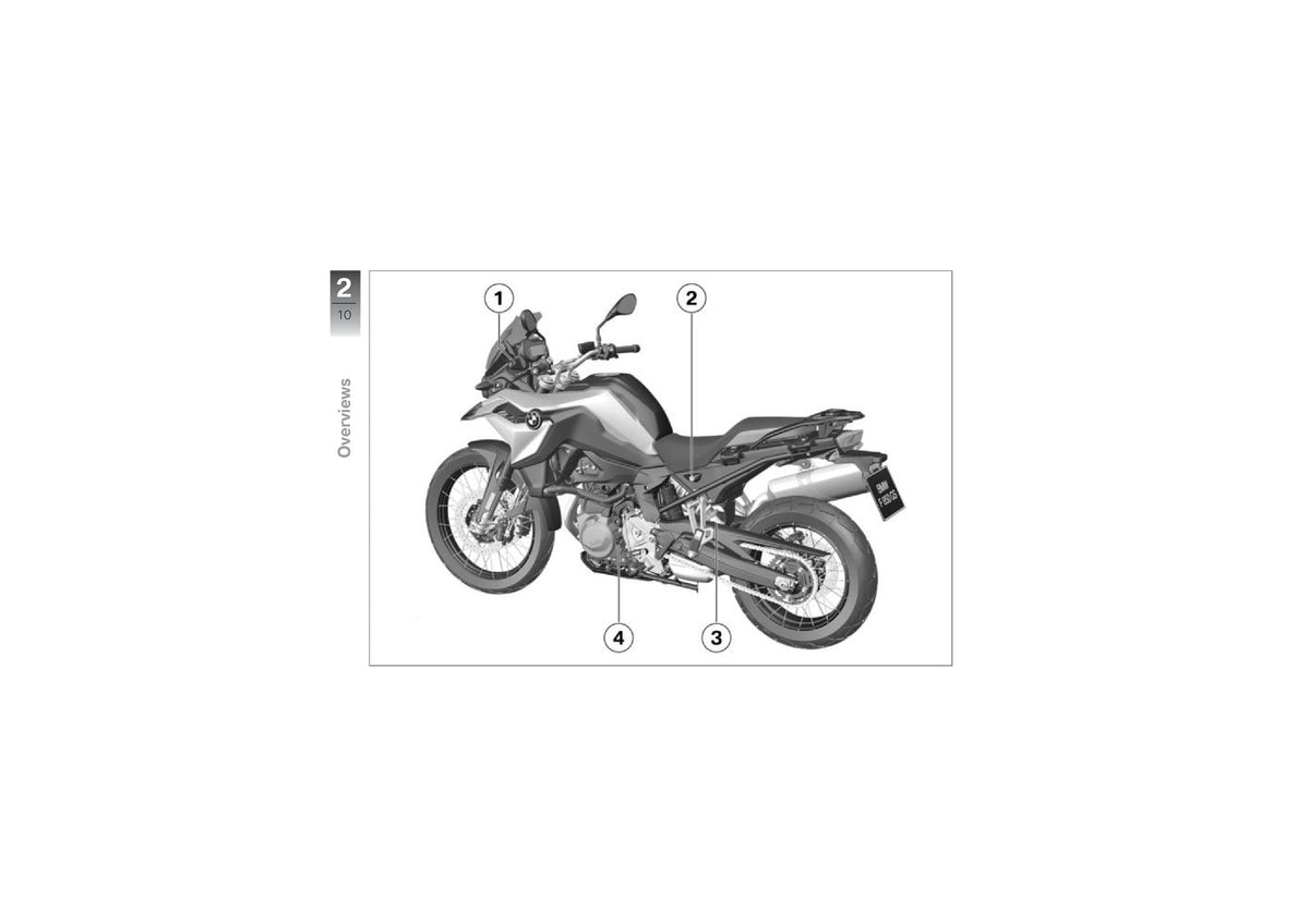 BMW F 850 GS Motorcycle Riders Manual 2018 - STEEL WIRE BOUND - TOUGH COVERS