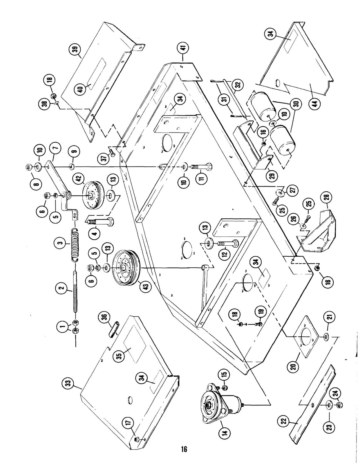 KUBOTA  More Rear-Mount Mower Parts And Manual For B6100 B7100 Tractors - BOUND