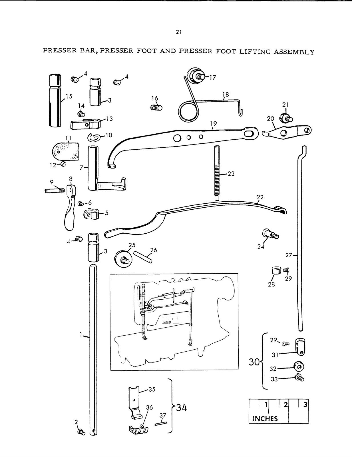 SINGER 212W140 Sewing Machine Service And Parts Manual 1955 - WIRE BOUND