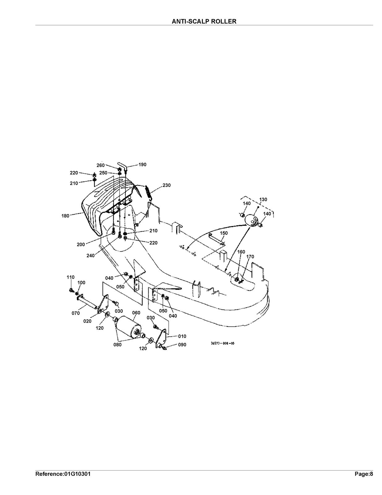 KUBOTA RC54-FZ21 Parts Manual - STEEL WIRE BOUND - PROTECTIVE COVERS