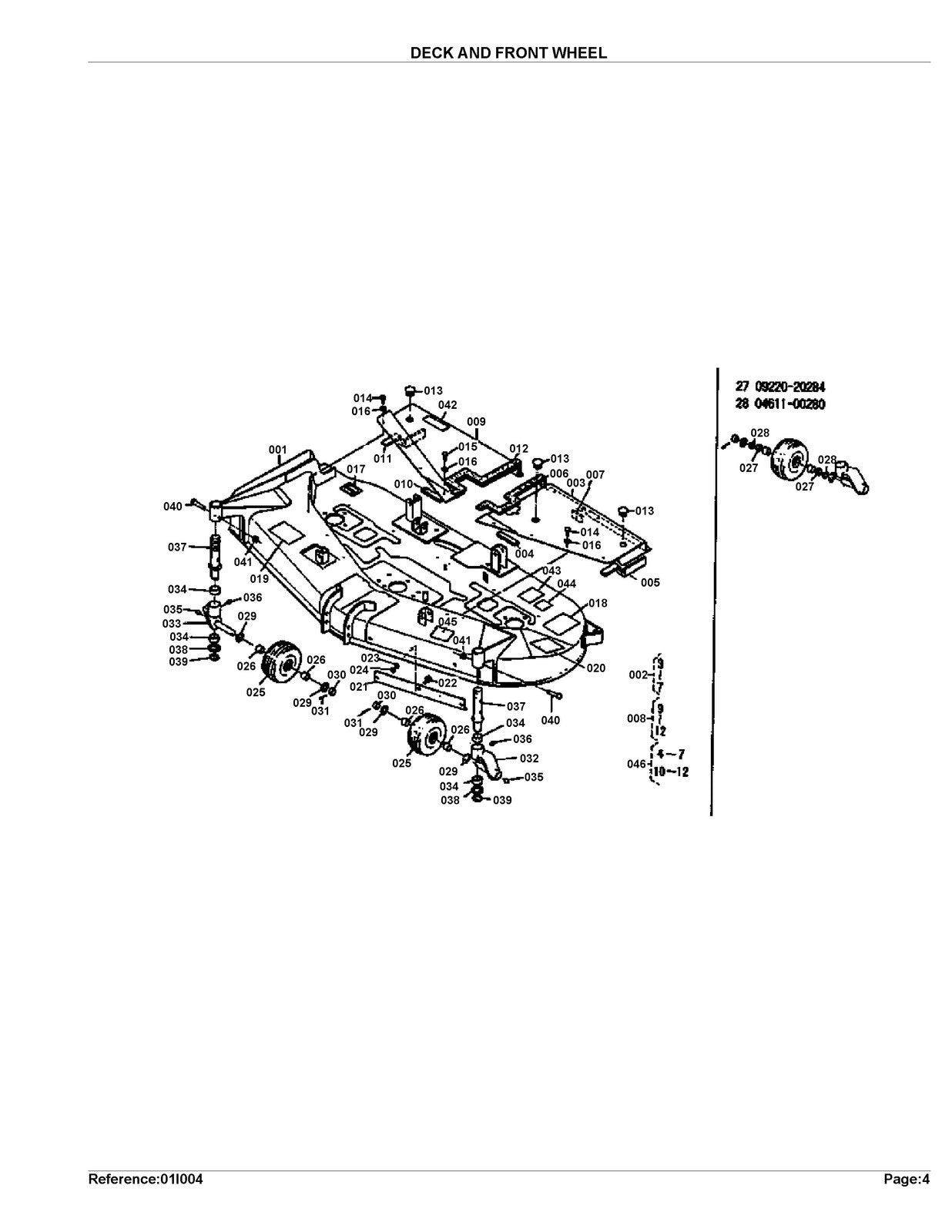 KUBOTA RC60-82H Parts Manual - STEEL WIRE BOUND - PROTECTIVE COVERS