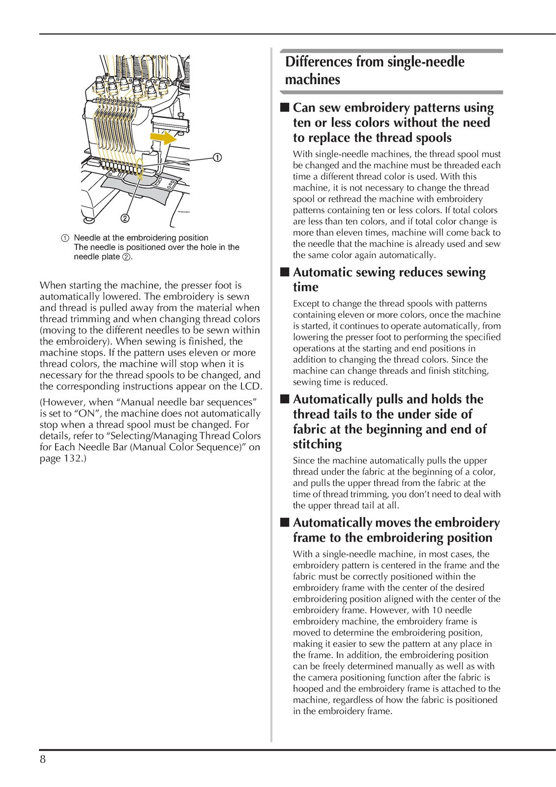 BABY LOCK Valiant BMV10 Embroidery Machine Instruction Manual - WIRE BOUND
