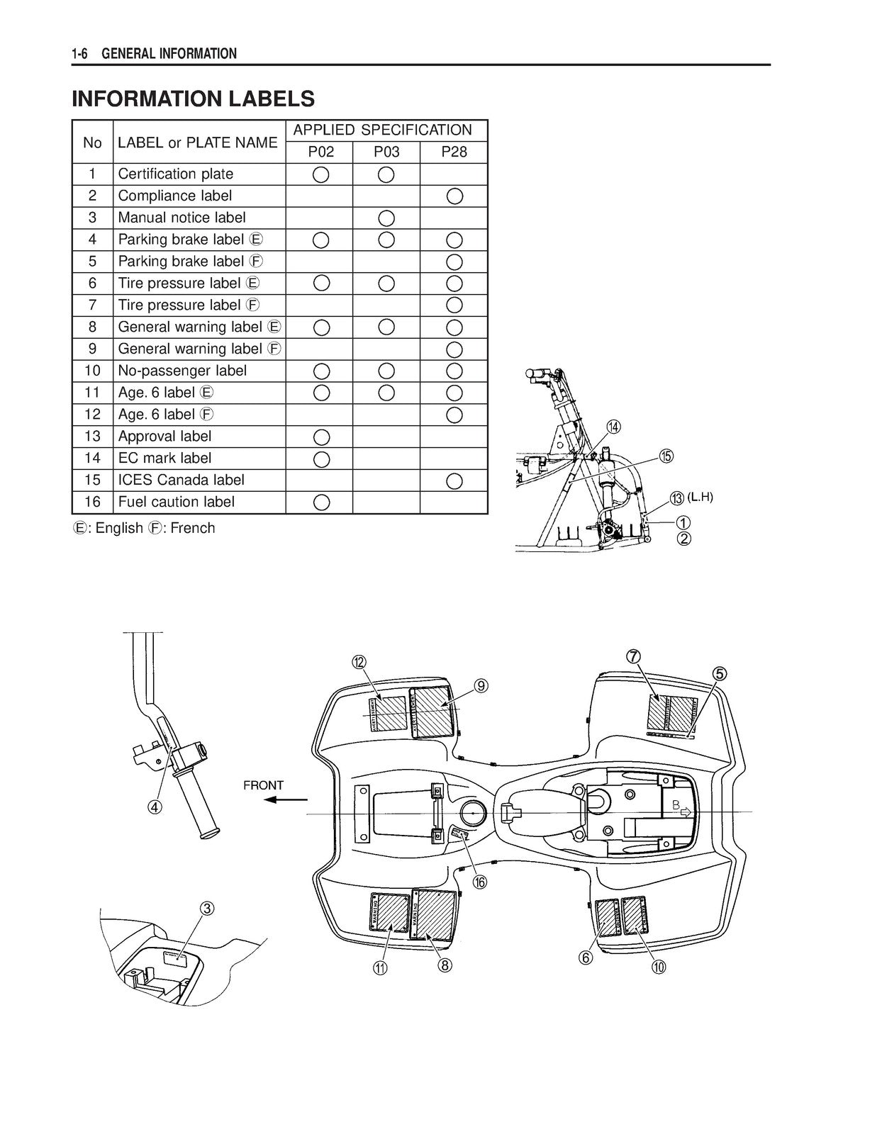 SUZUKI LT-A50 Service Manual 2 - STEEL WIRE BOUND - PROTECTIVE COVERS