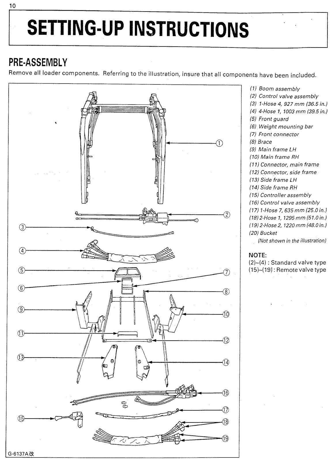 KUBOTA LA482 LA682 Front Loader Operators Manual - WIRE BOUND - TOUGH COVERS