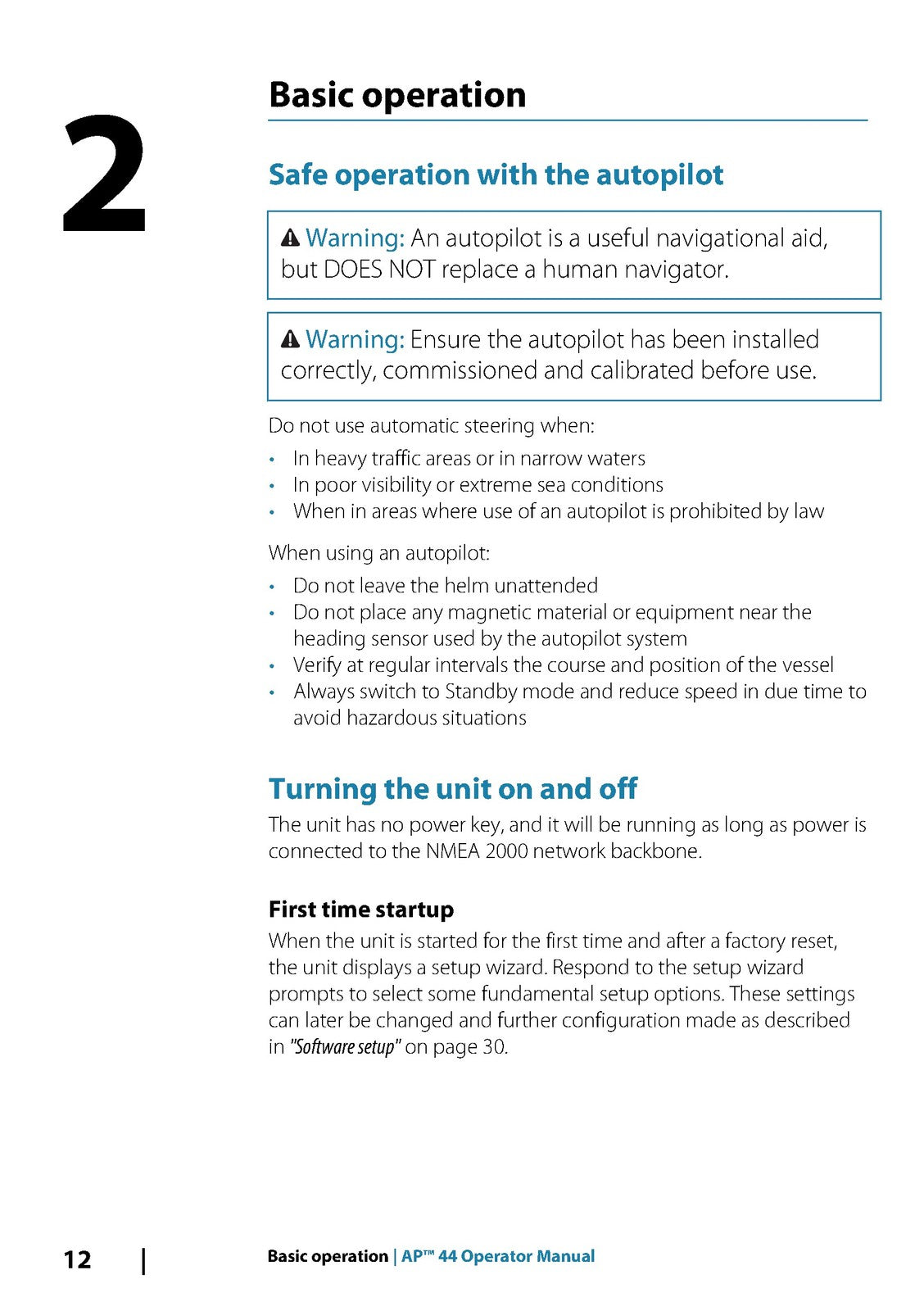 SIMRAD AP44 OPERATORS MANUAL - STEEL WIRE BOUND - PROTECTIVE COVERS