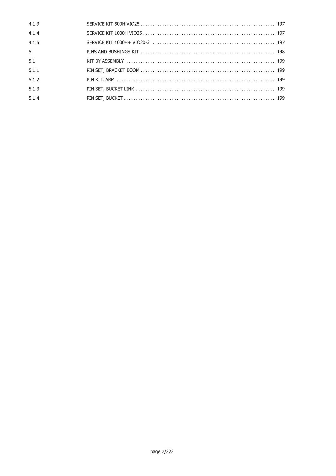YANMAR ViO25-4 Mini Excavator Parts Catalog Manual 2013 - WIRE BOUND - COVERS