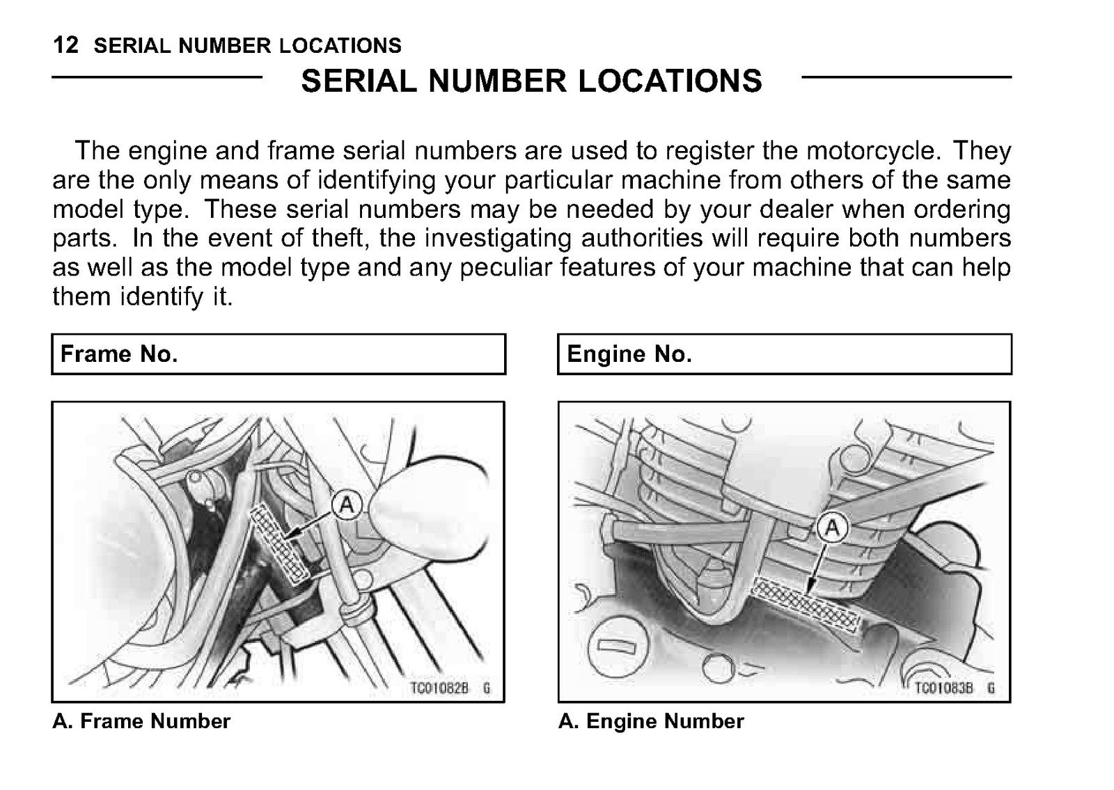 SUZUKI Eliminator 125 Owners Manual 2009 - STEEL WIRE BOUND - PROTECTIVE COVERS
