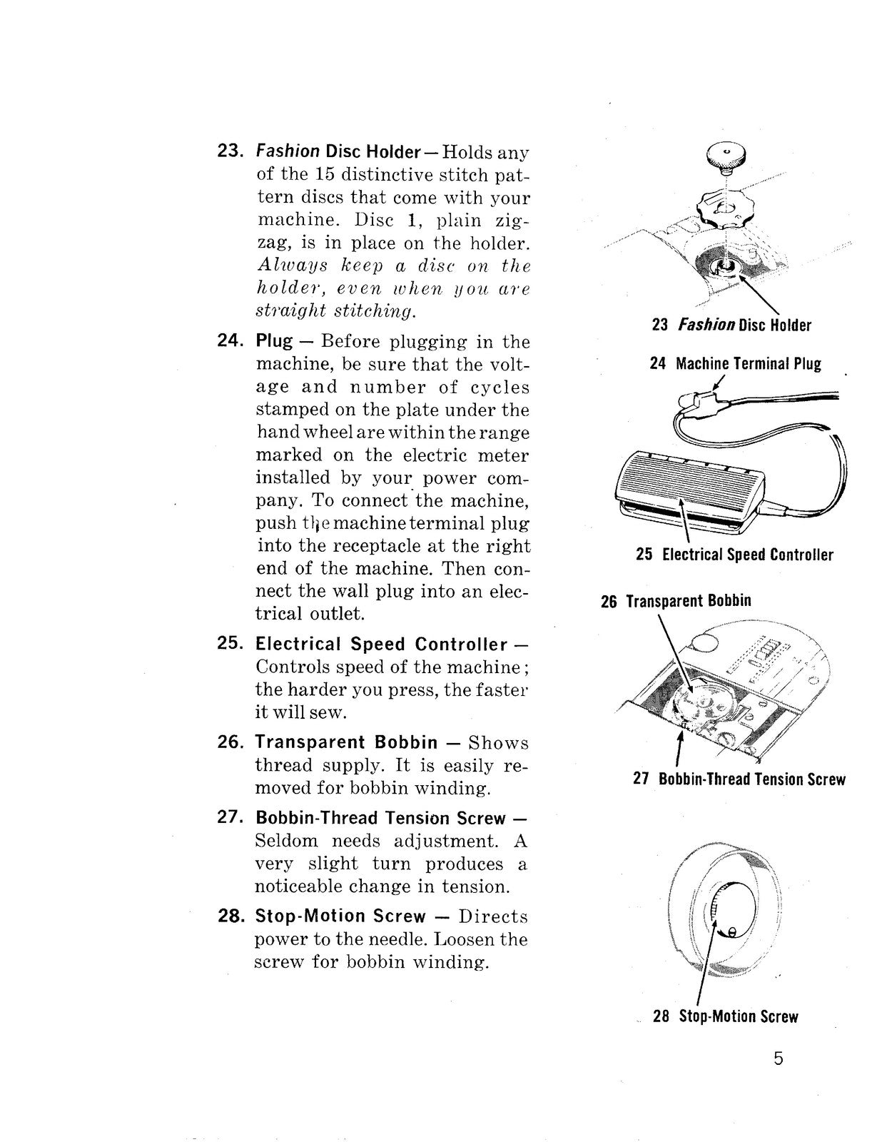 SINGER 478 Sewing Machine Instruction Manual - STEEL WIRE BOUND - TOUGH COVERS