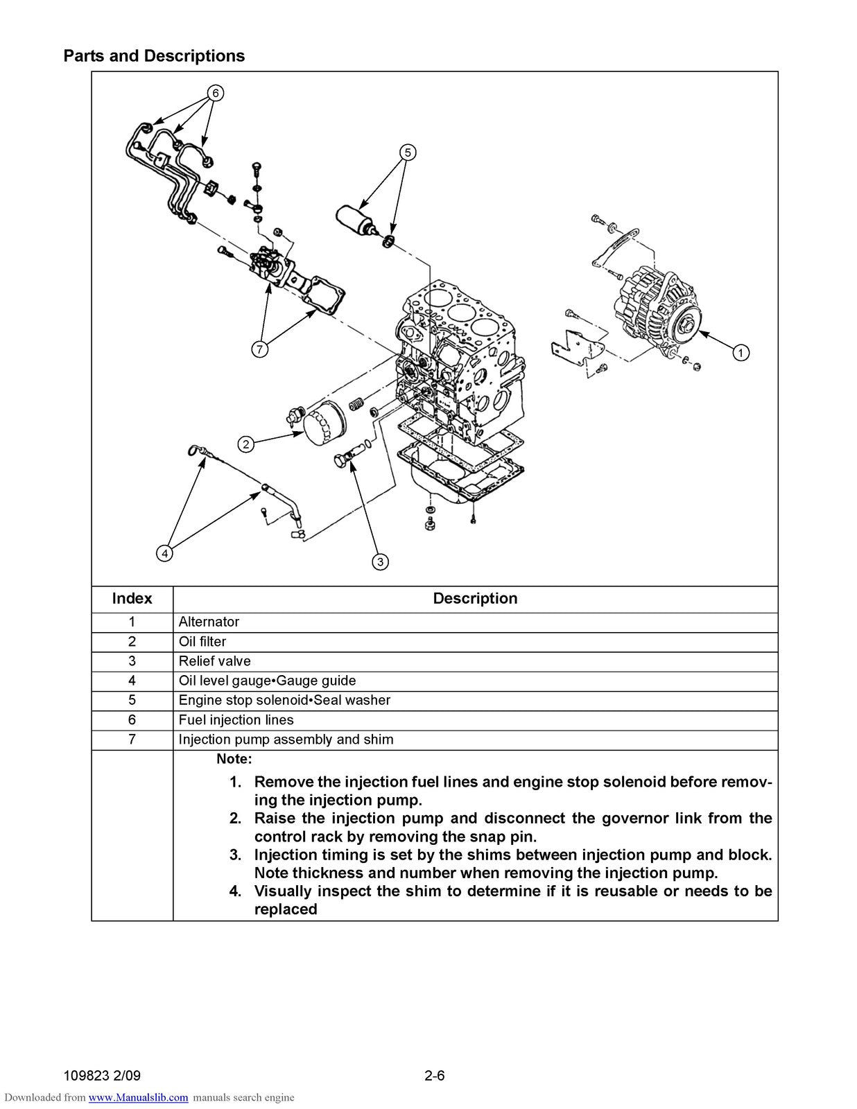 SHIBAURA S773L N843 N843L Diesel Engine Workshop Manual - WIRE BOUND - COVERS